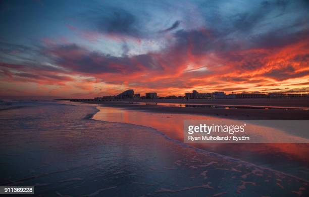 New jersey beach sunset photos and premium high res pictures