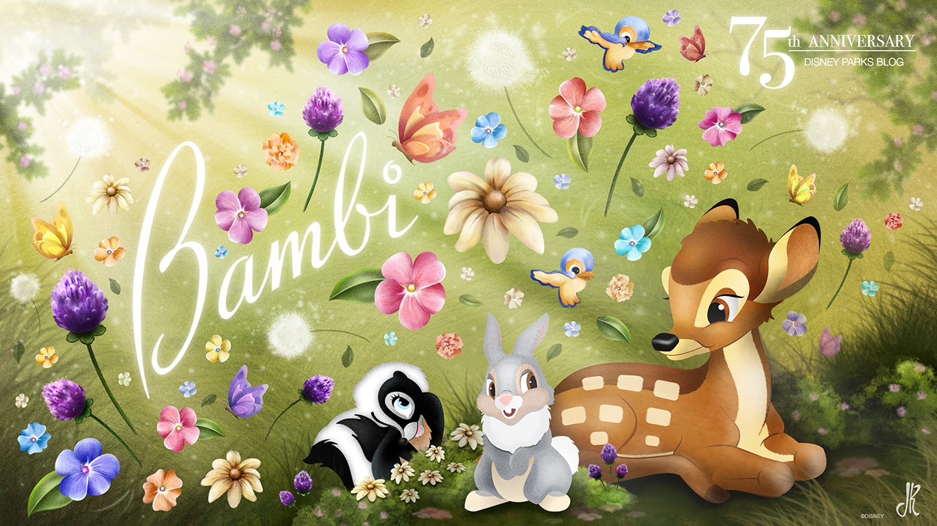 Our latest parks blog wallpaper celebrates bambi parks blog