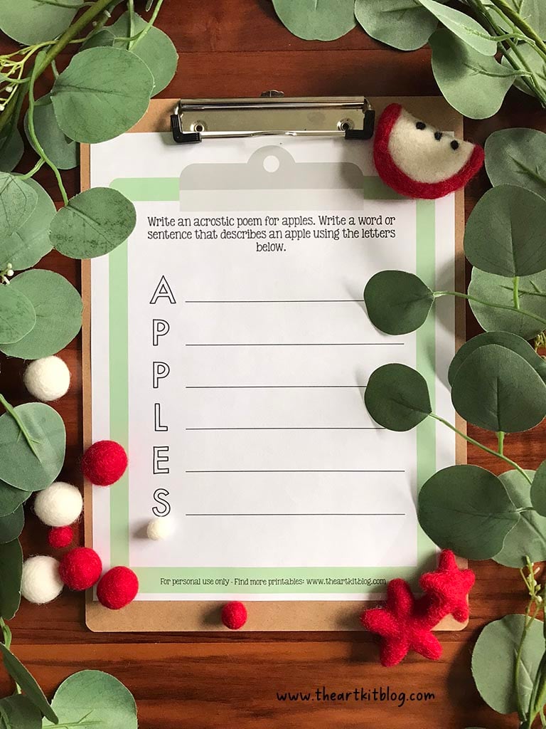 Free printable acrostic poem templates for may â the art kit