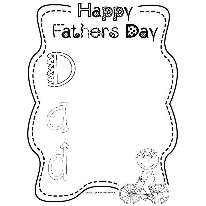 Fathers day acrostic poem