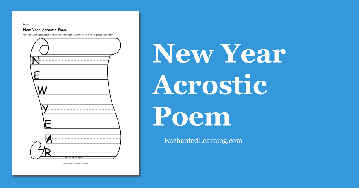New year acrostic poem