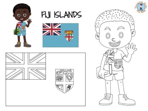 New zealand coloring page