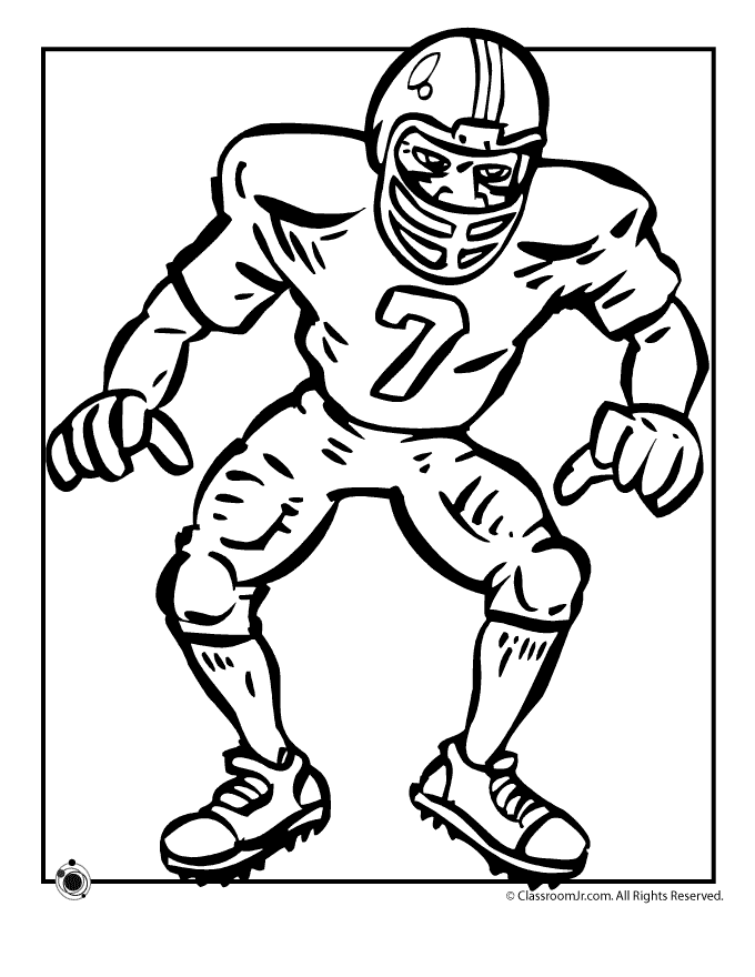 Football coloring pages woo jr kids activities childrens publishing