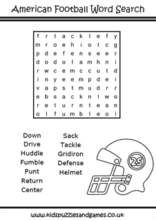 Nfl team word search