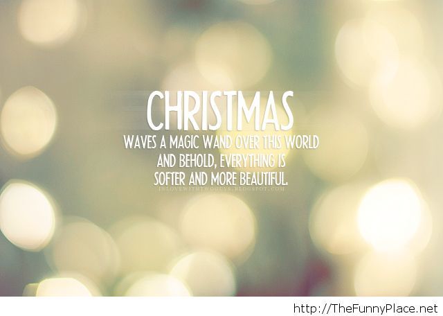 Christmas wallpaper with quote â