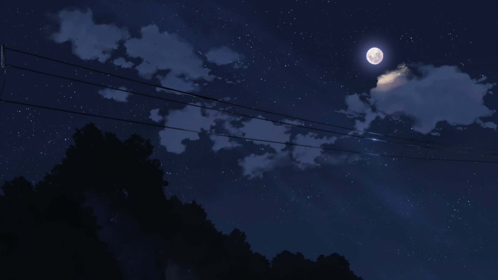Night sky anime desktop wallpapers