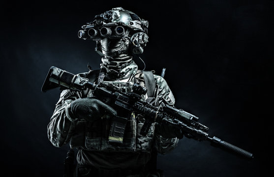 Night vision soldier images â browse photos vectors and video