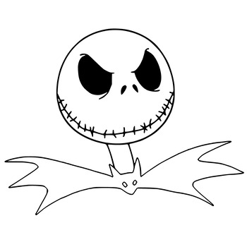 Nightmare before christmas coloring pages by coloring book hkm tpt