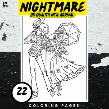 Nightmare coloring pages