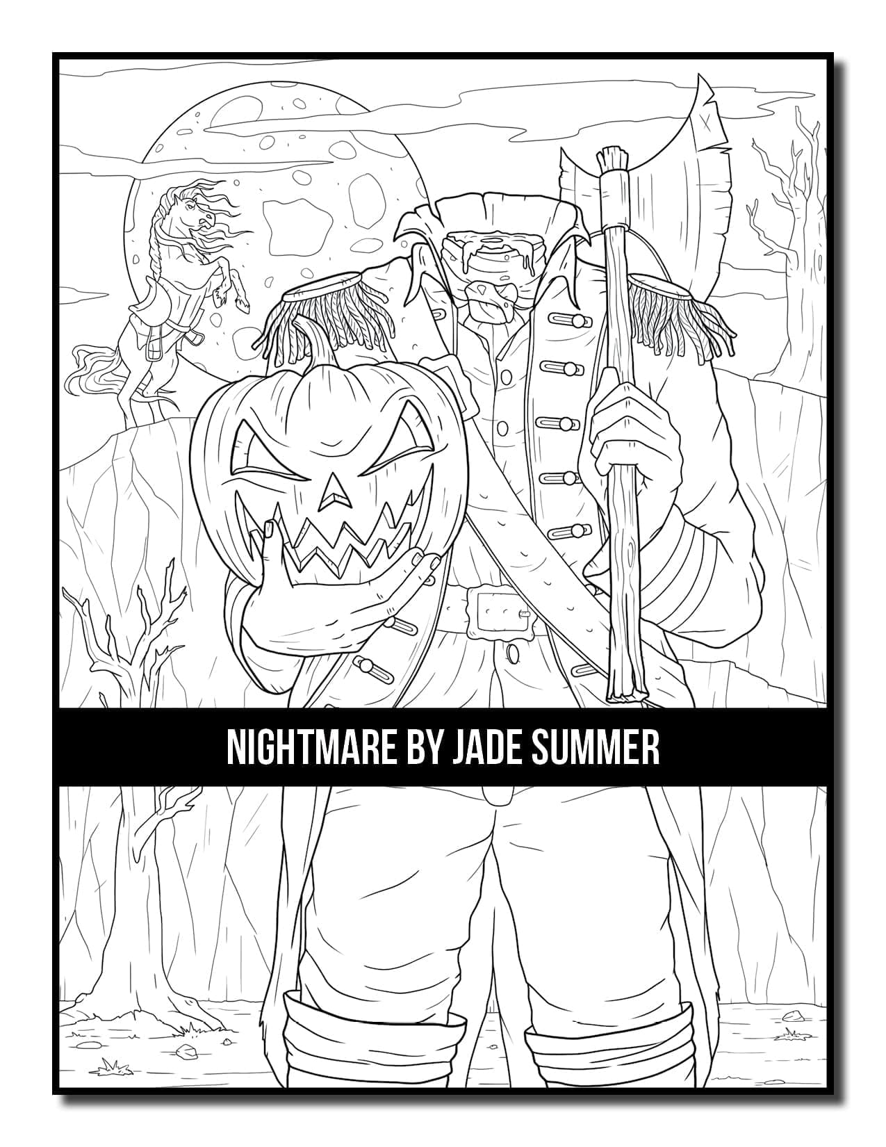 Nightmare coloring book jade summer