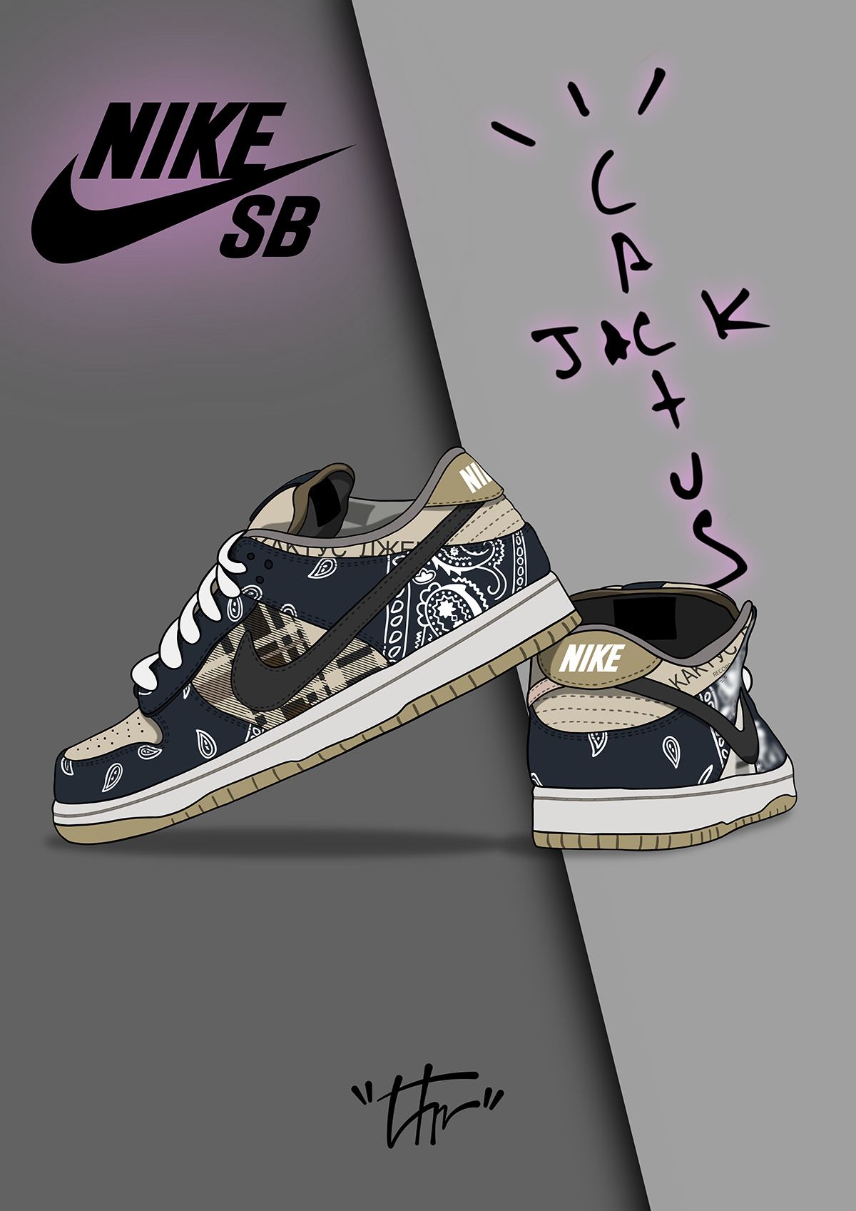 Nike sb dunk low travis scott on behance shoes wallpaper nike sb dunk low travis scott sneakers wallpaper