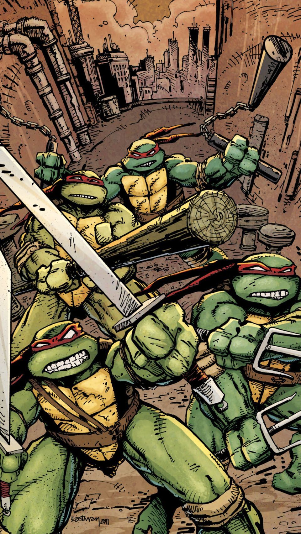 Teenage mutant ninja turtles ic book wallpapers