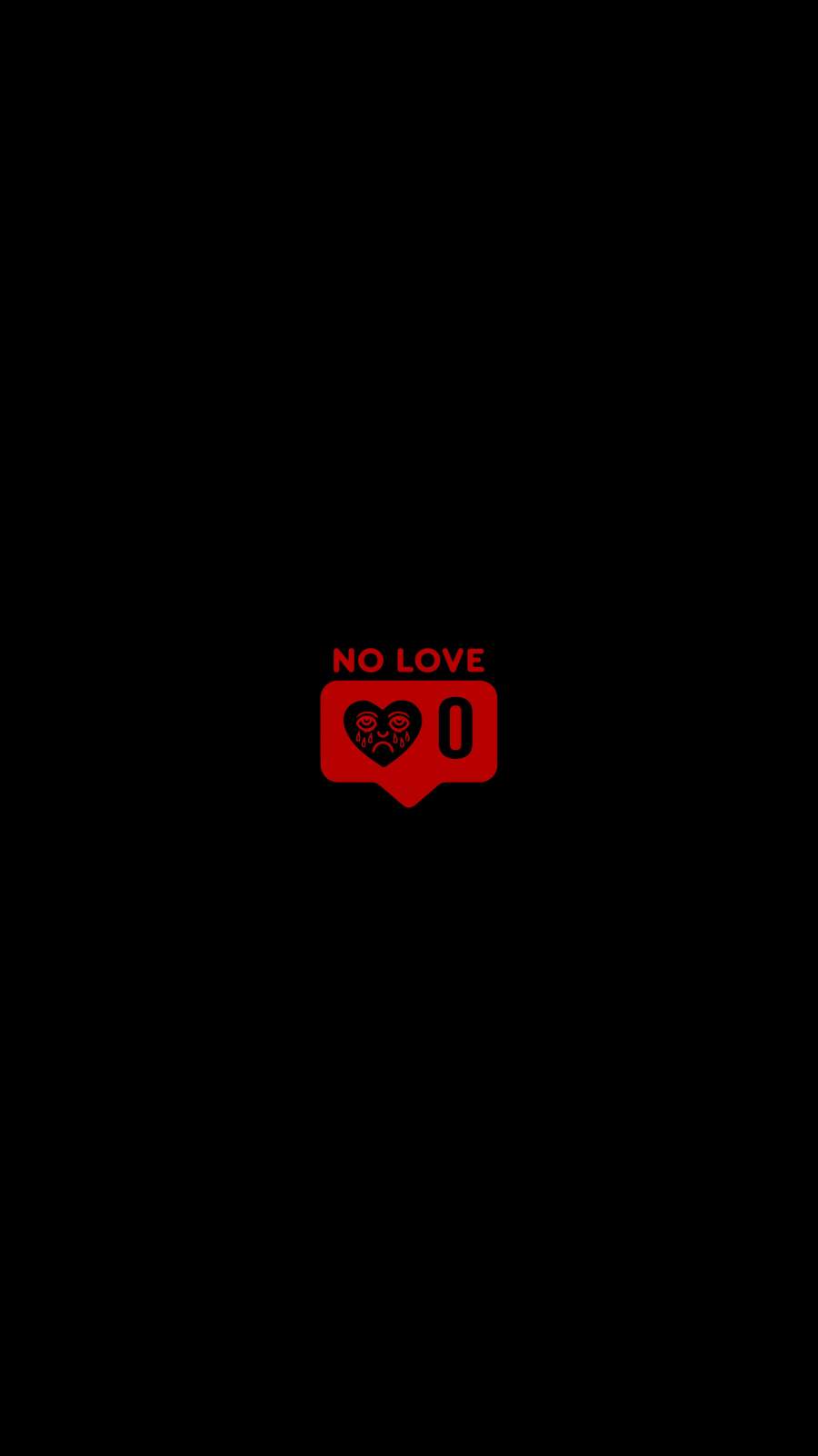 No love background