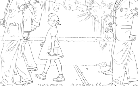 Norman rockwell coloring pages free coloring pages