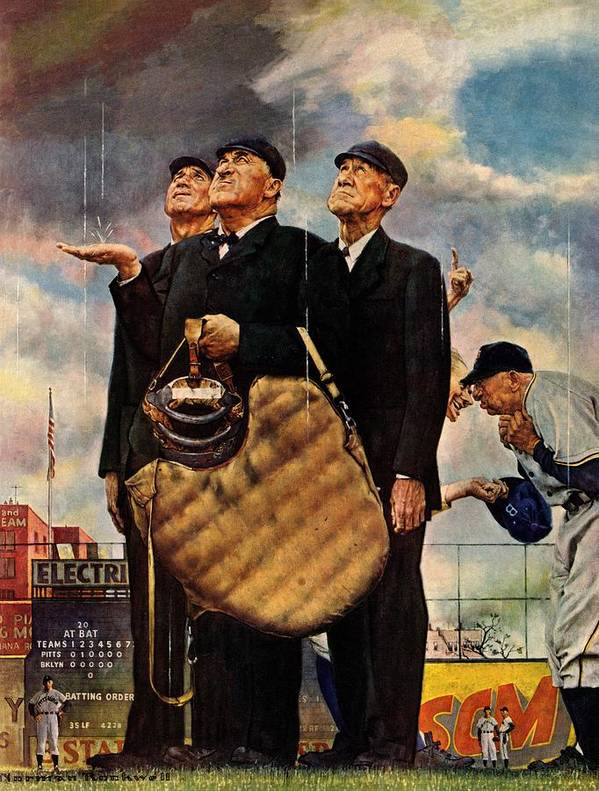 Bottom of the sixth art print by norman rockwell