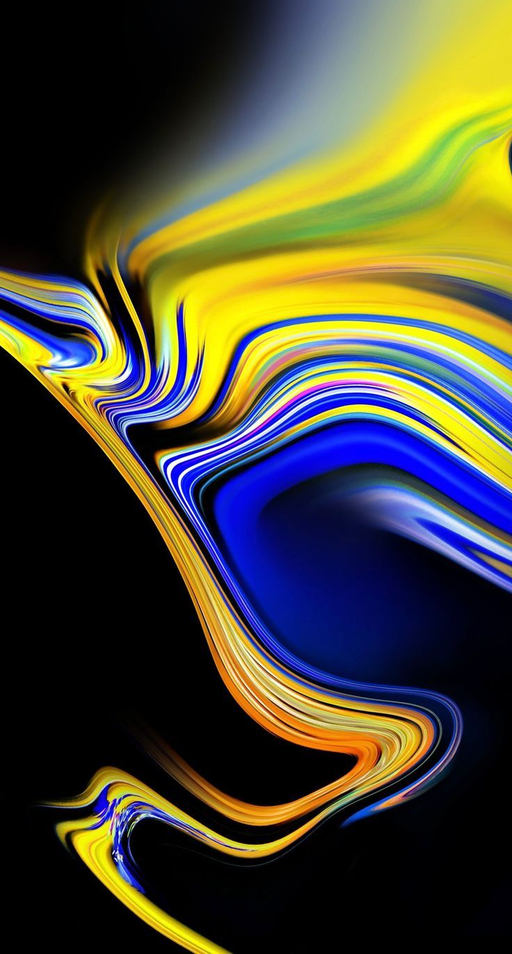 Colourful fluid ink colorful texture for iphone and desktop wallpaper black b