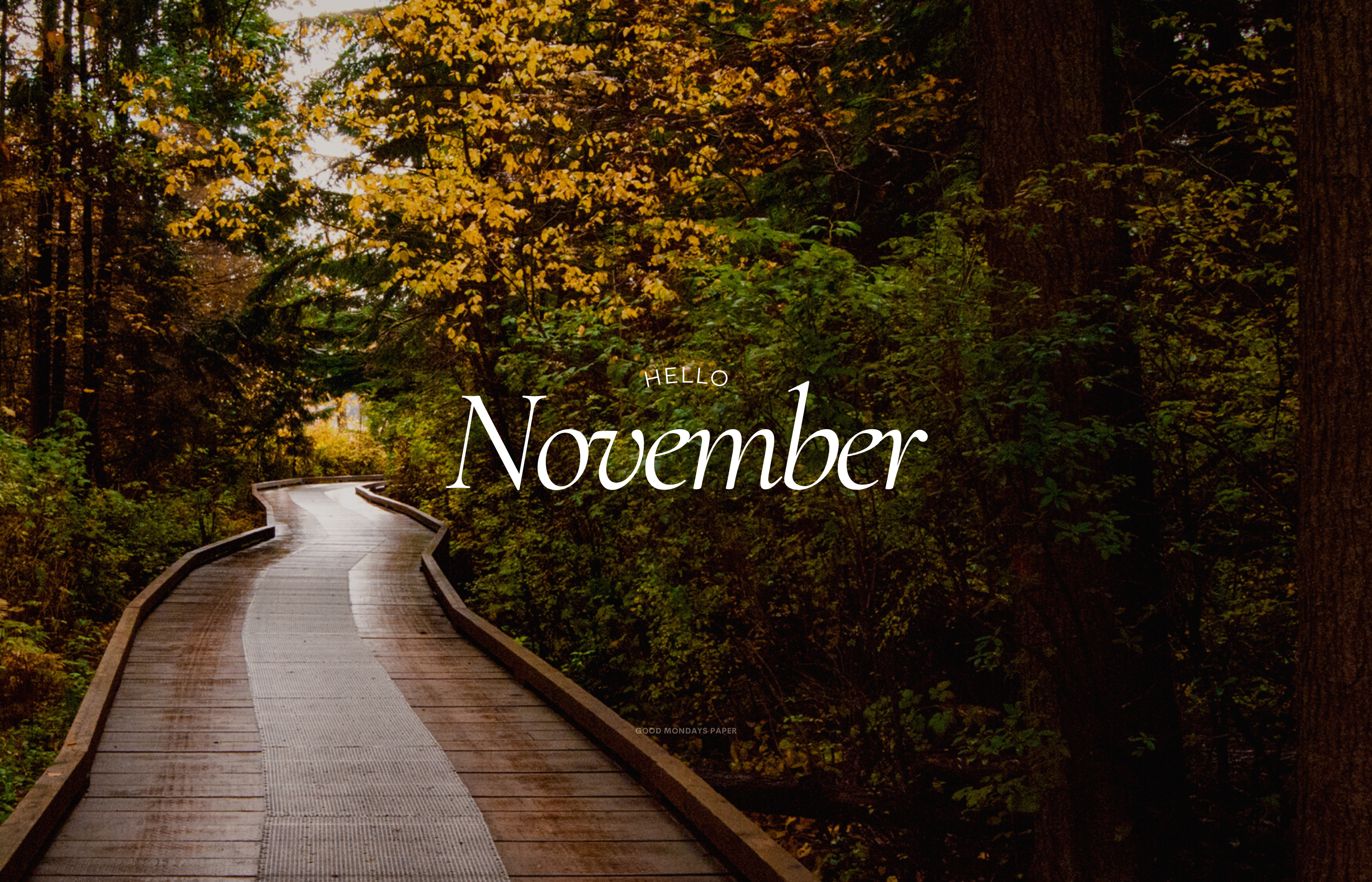 November wallpapers â good mondays paper