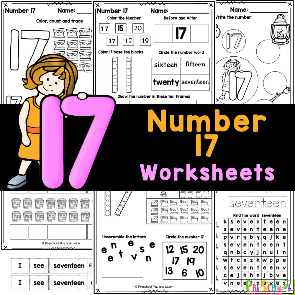 Free printable number tracing worksheets