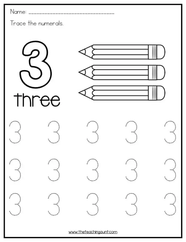 Trace and color numbers