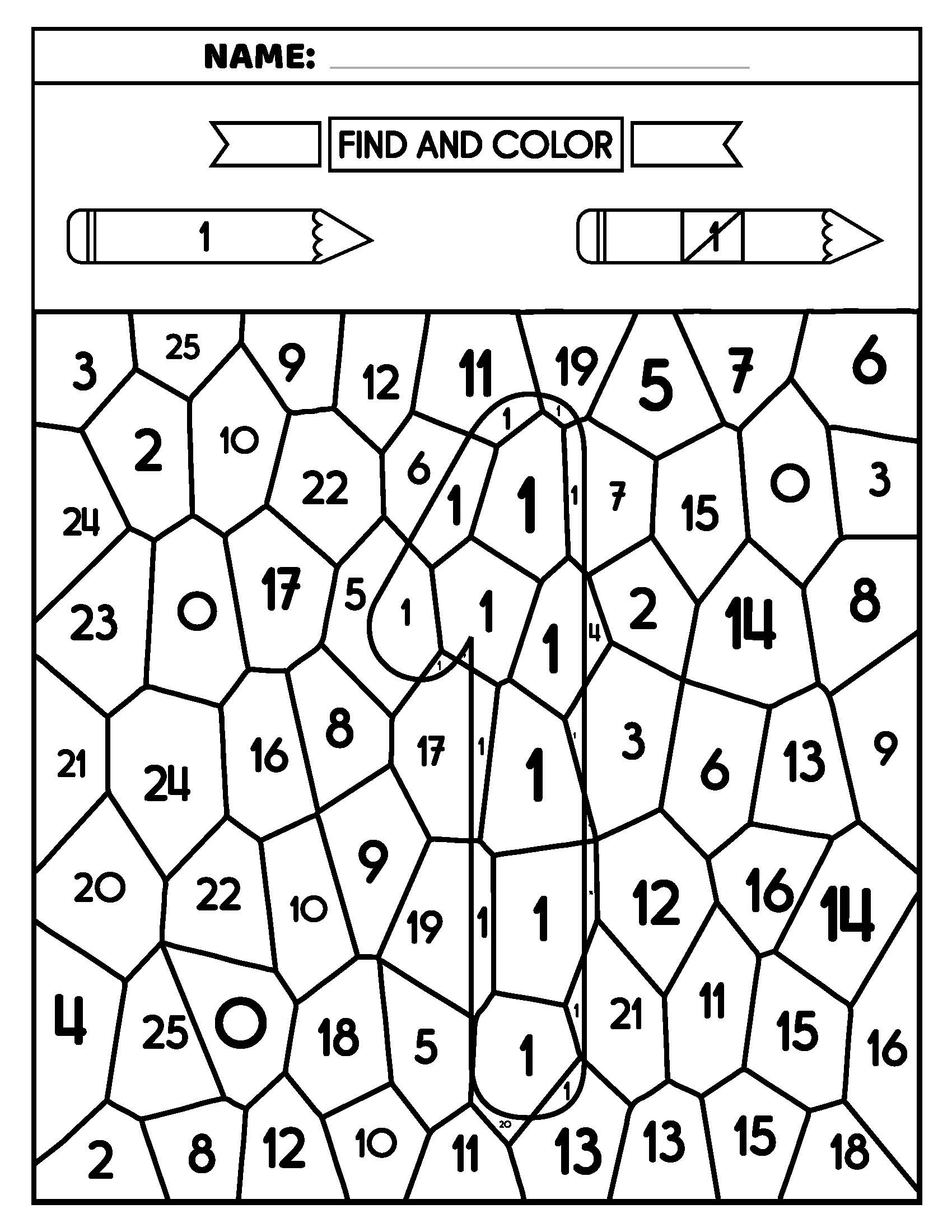 Color by number worksheet color by code worksheets and teaching materials made by teachers