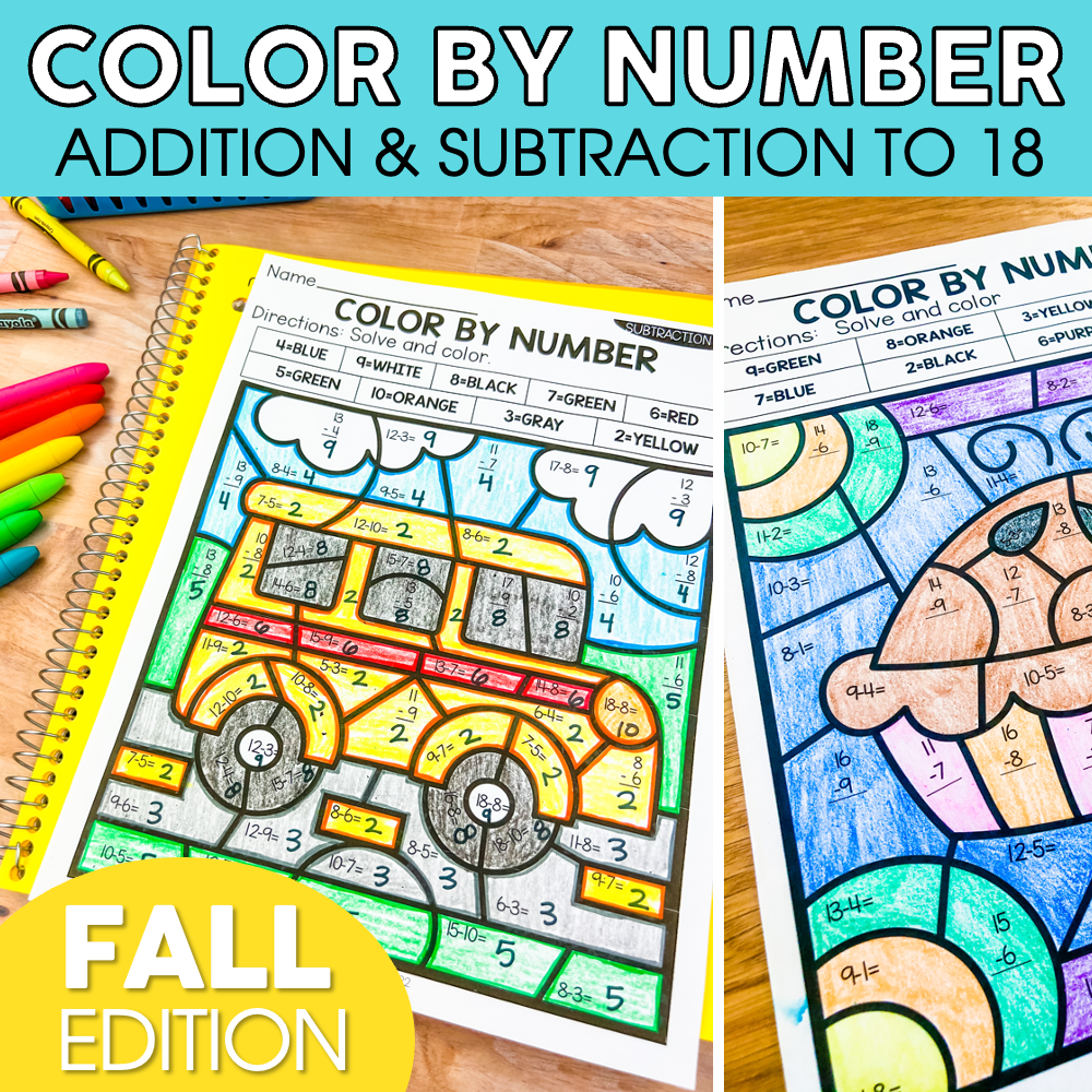 Fall color by number