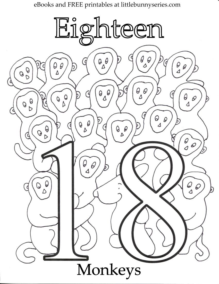 Number coloring page pdf coloring pages free preschool printables letter a coloring pages