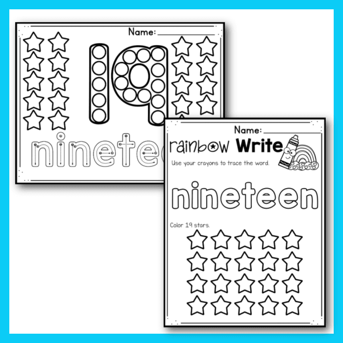 Free printable number worksheets for tracing and number recognition