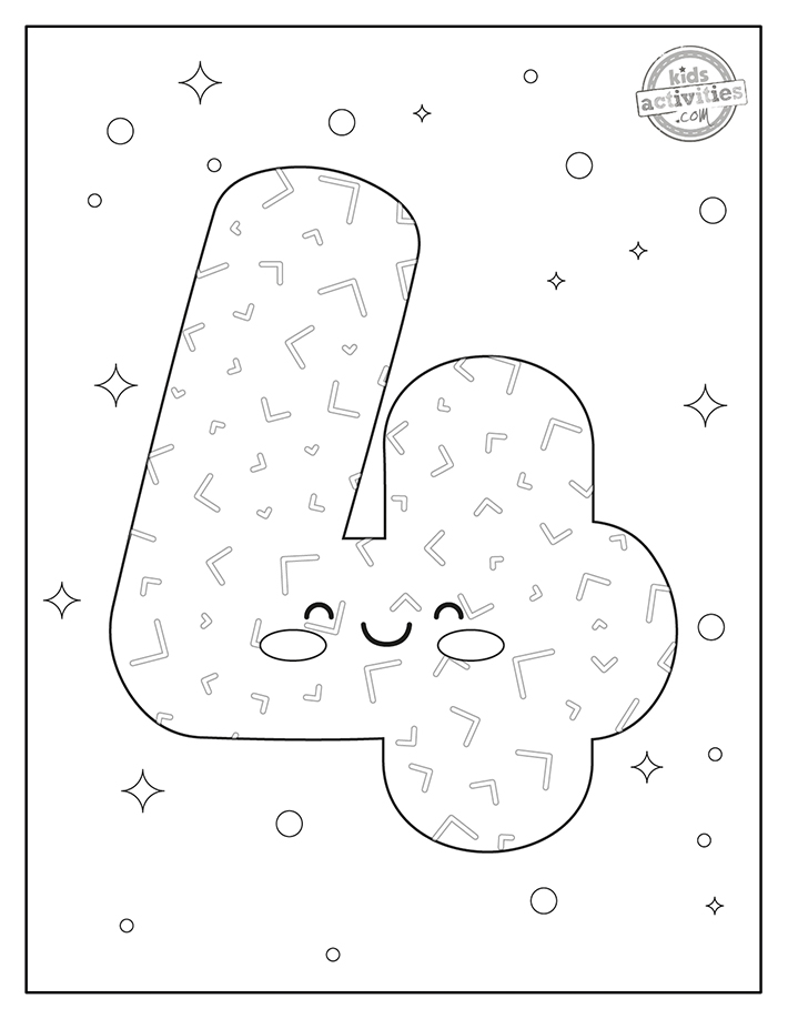 Free coloring pages with numbers