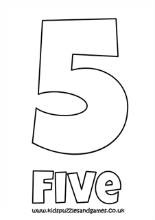 Five louring poster