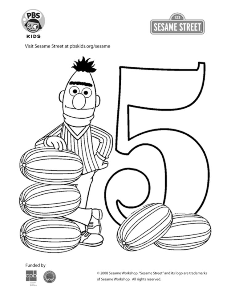 The number coloring page kids coloringâ kids for parents