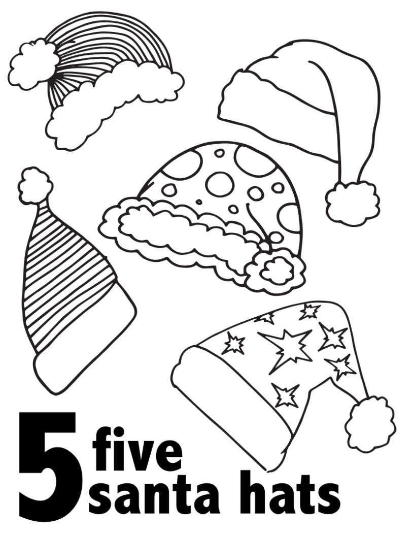Free preschool christmas coloring pages â stevie doodles
