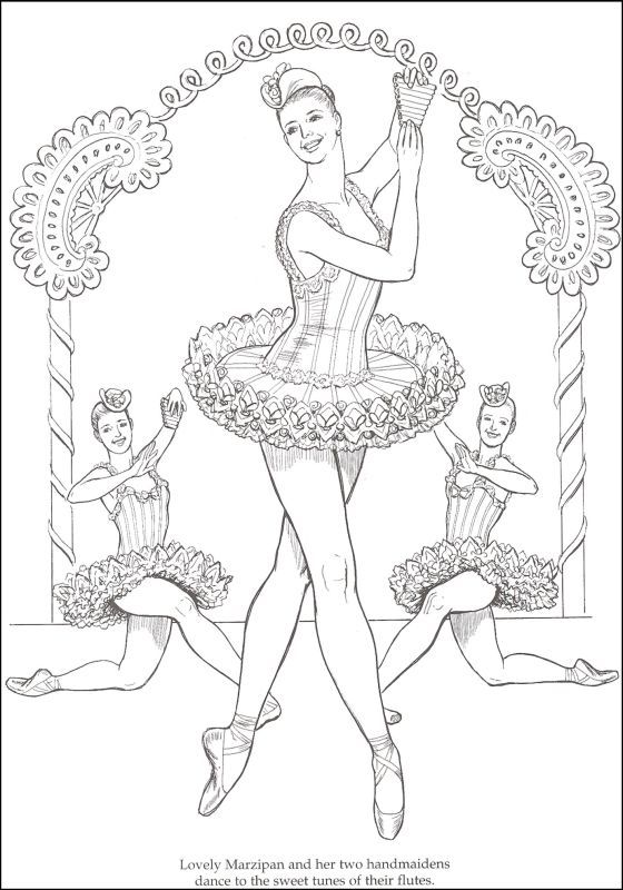 Nutcracker ballet coloring book images dance coloring pages coloring pages coloring books