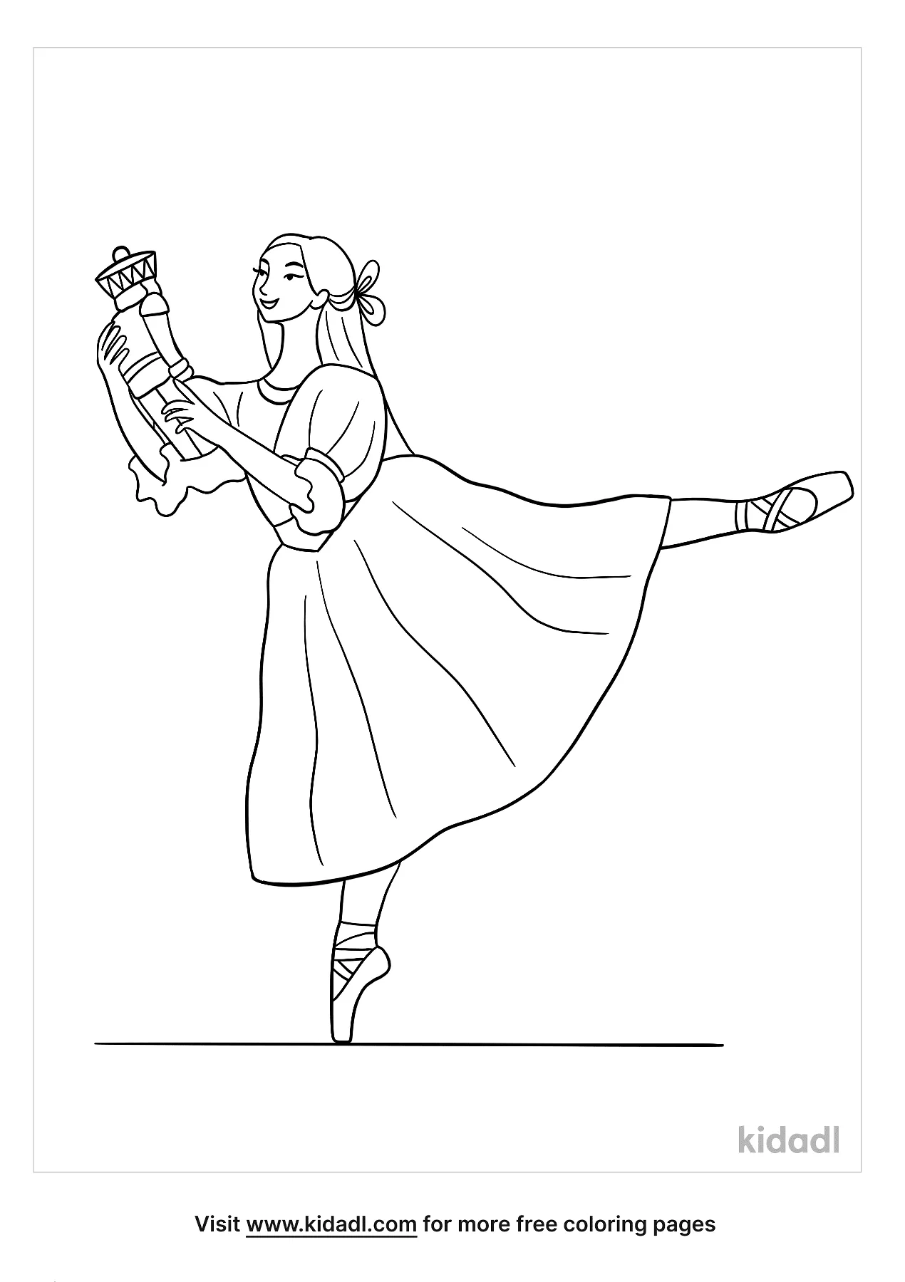 Free nutcracker ballet coloring page coloring page printables