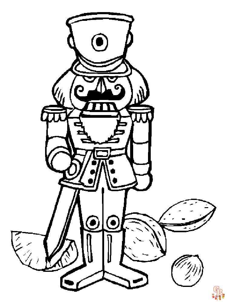 Nutcracker coloring pages free printable for kids