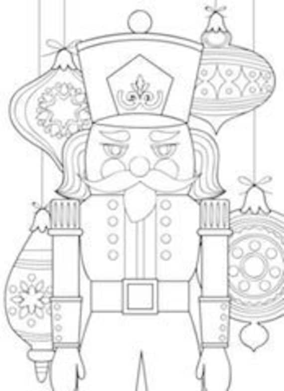 Printable nutcracker coloring pages zentangle coloring book download now