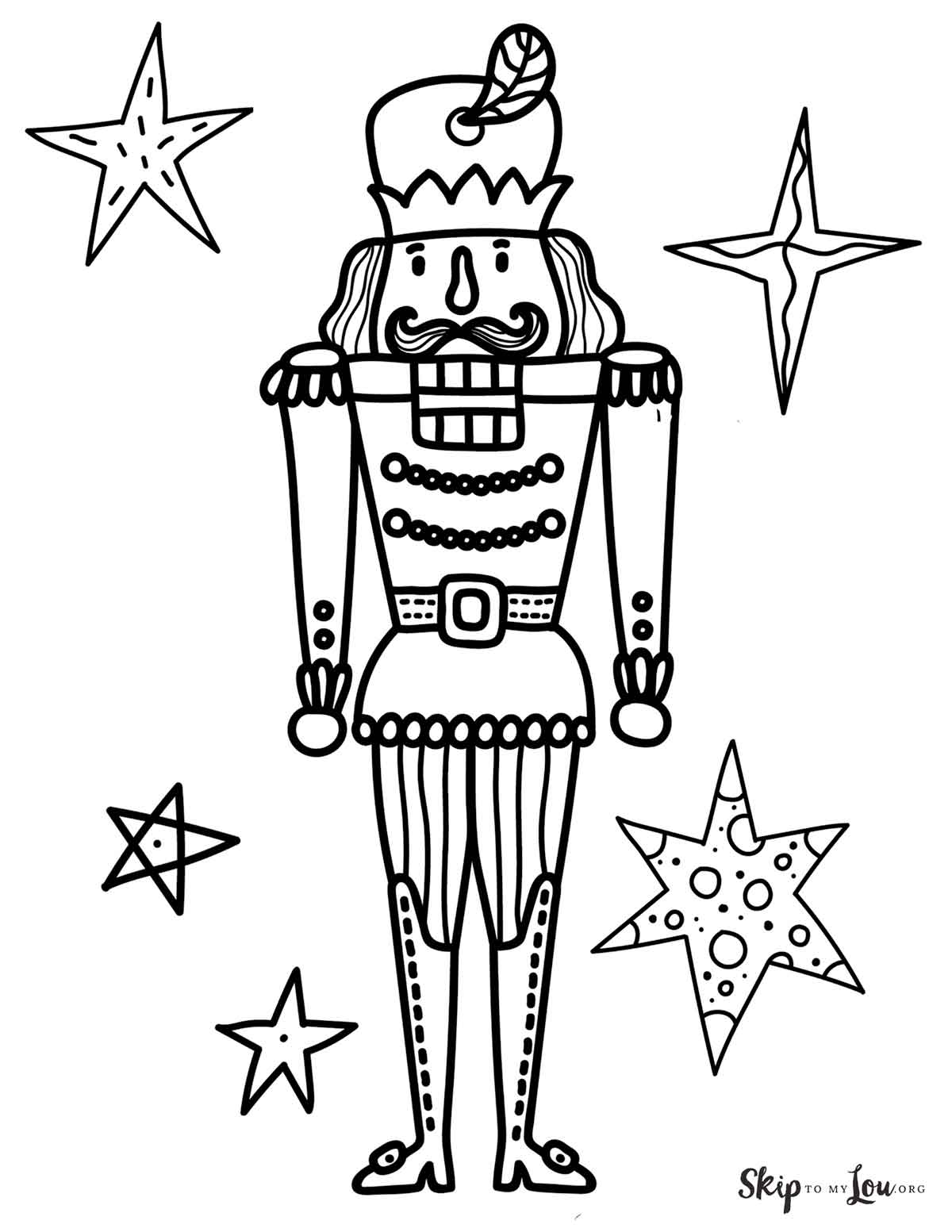 Nutcracker coloring pages skip to my lou