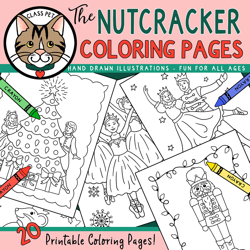 The nutcracker coloring pages made by teachers