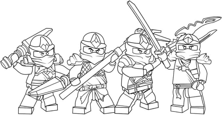 Get creative with ninjago coloring pages by ausmalbilderkinder