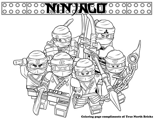 True north bricks â coloring page â secret ninja force truth be