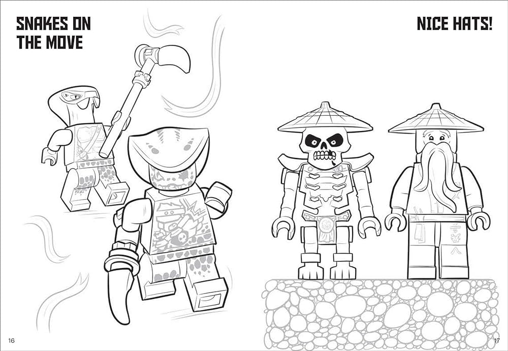 Lego ninjago ninja hero coloring coloring book ameet publishing books