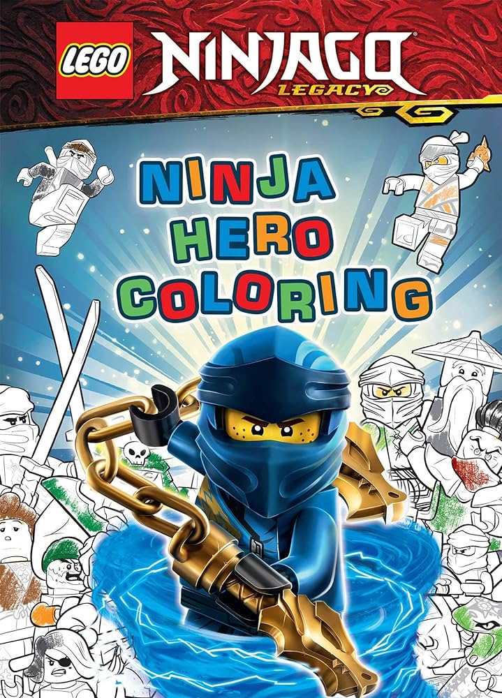 Lego ninjago ninja hero coloring coloring book ameet publishing books