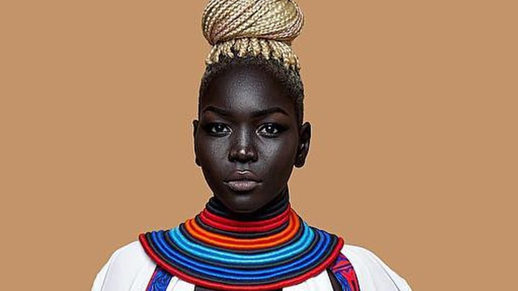 Nyakim gatwech dis african model dey shake fashion world wit her dark skin
