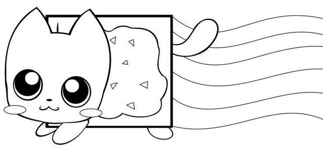 You can bring nyan cat coloring pages as they love to color in any case dont invest their time just to play aâ cat coloring page owl coloring pages nyan cat