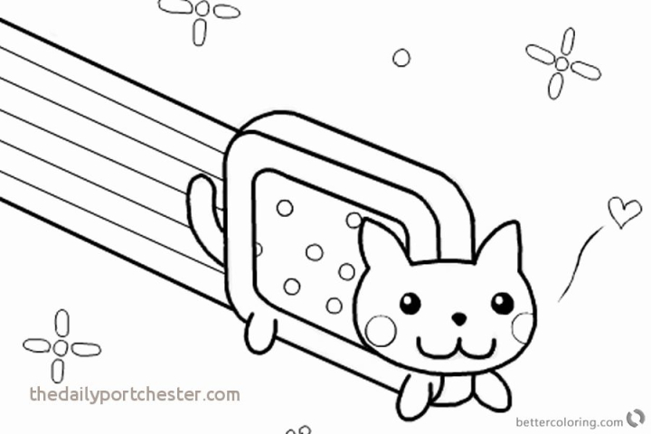 Free nyan cat coloring pages beautiful coloring pages nyan cat awesome