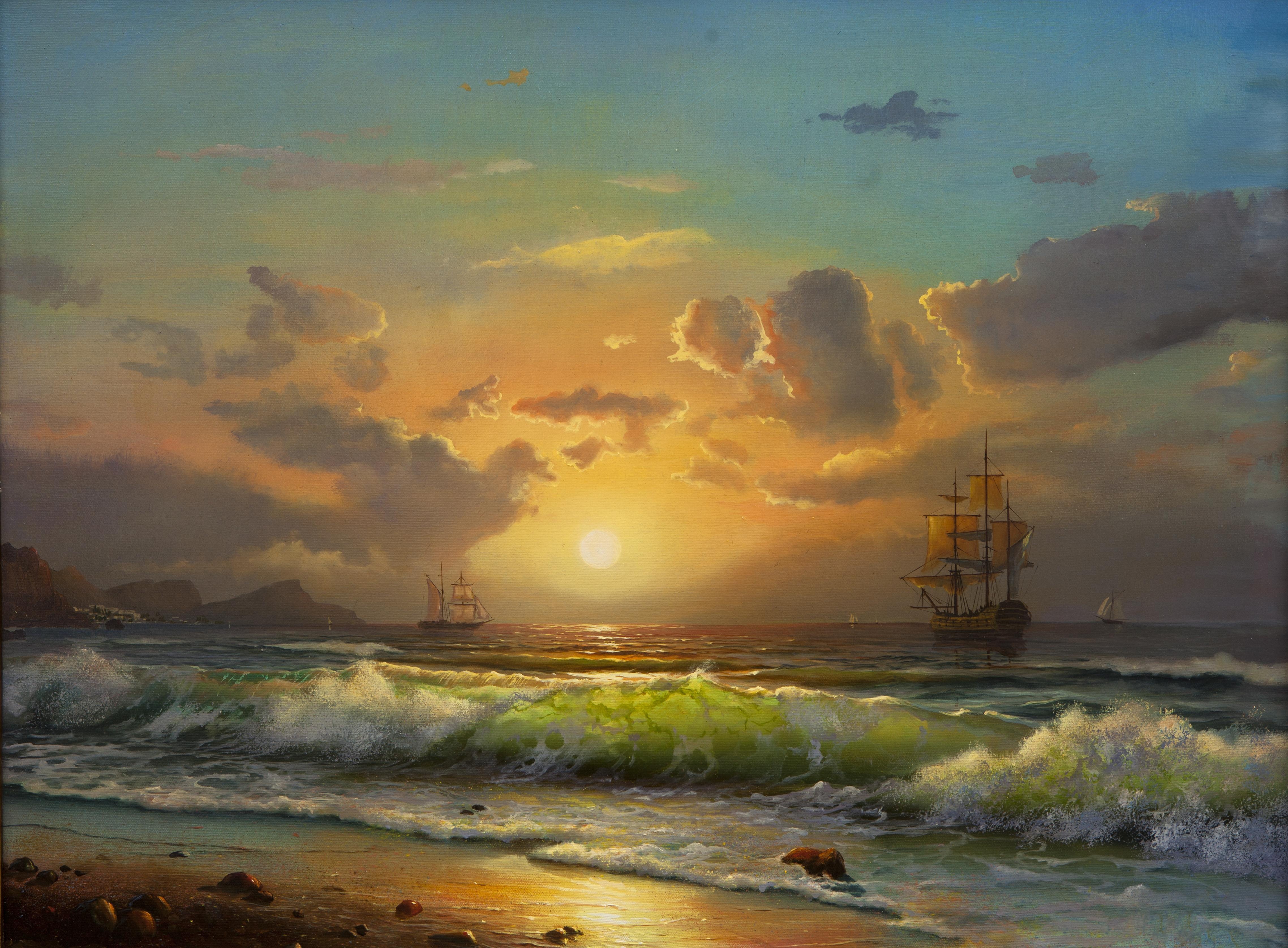 Artistic seascape hd papers and backgrounds