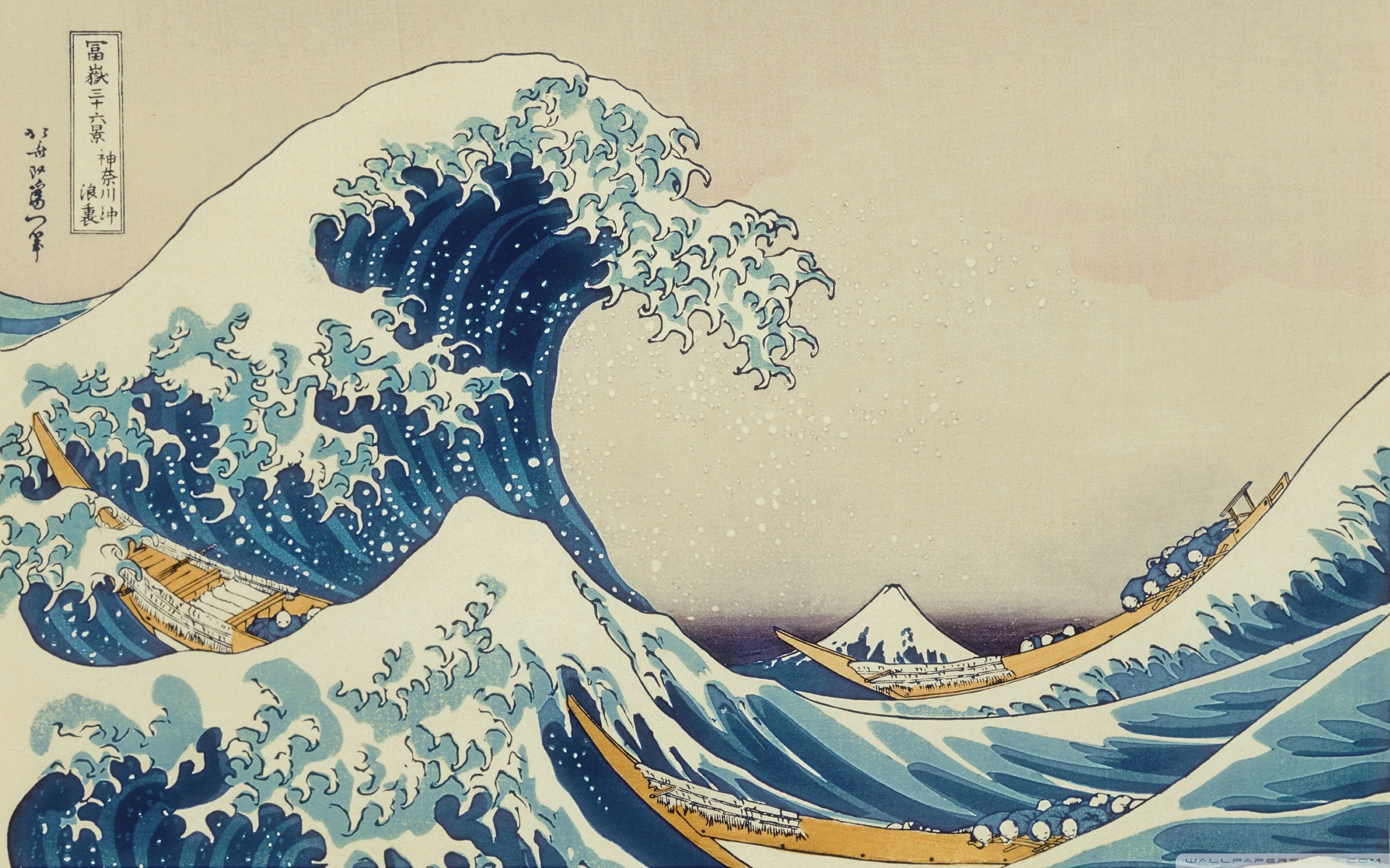 Japanese ocean painting wallpapers