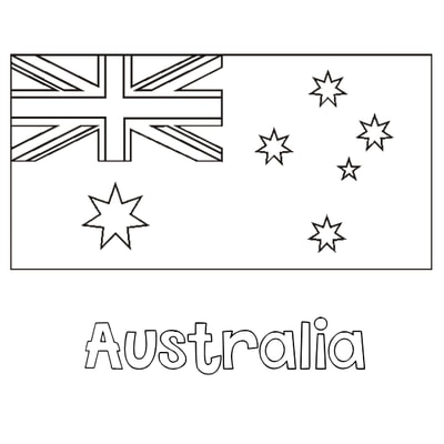 Australiaoceania flag templates