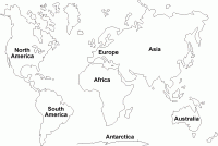 World map coloring pages printable for free download