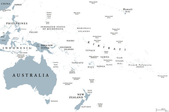 Oceania map images â browse photos vectors and video