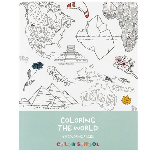 Coloring book coloring the world